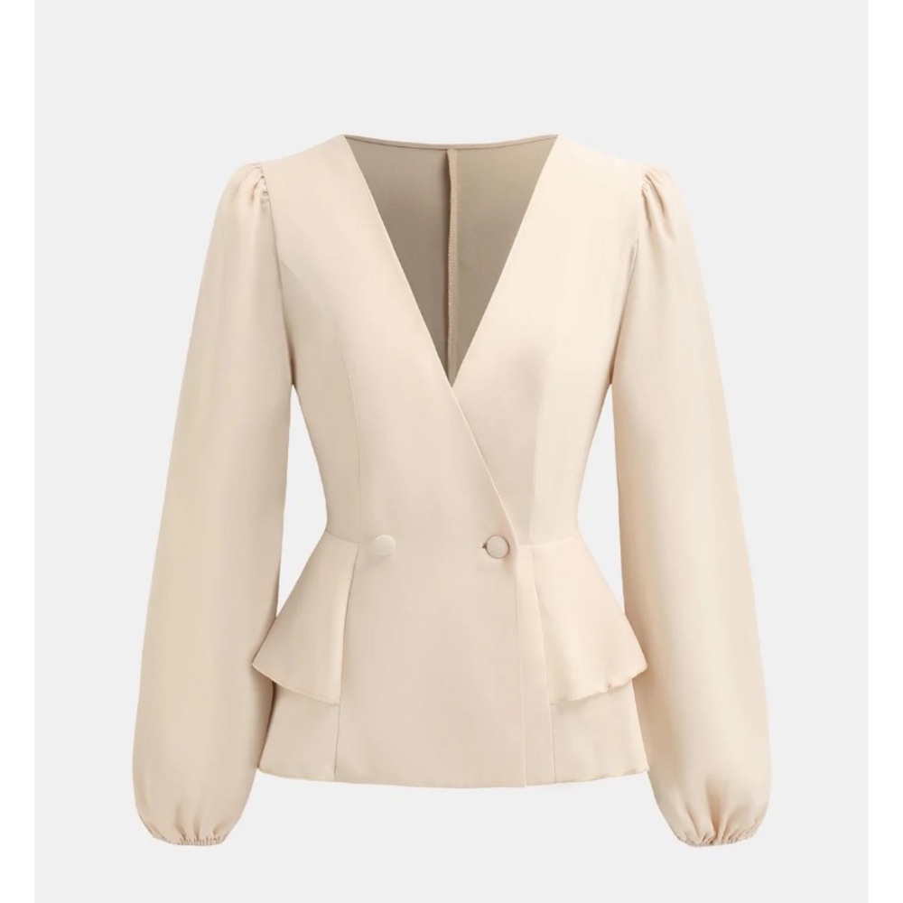 Elegant Cream Blouse